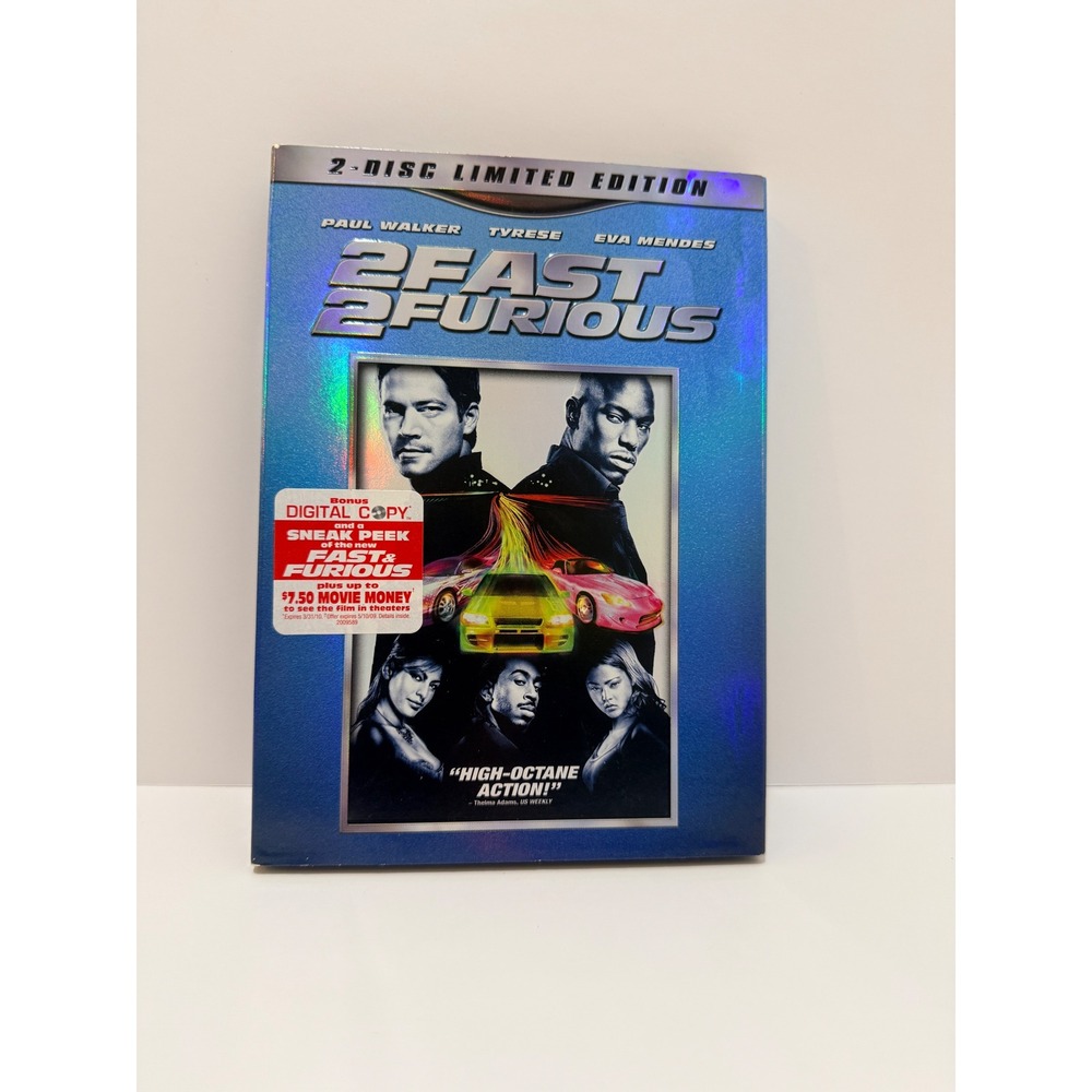 Universal 2 Fast 2 Furious DVD Unisex OS Blue Good 2-Disc Ltd Ed 61108996